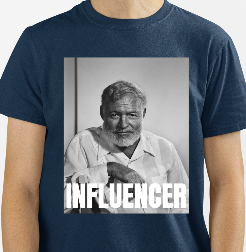 Camiseta - Influencer Hemingway