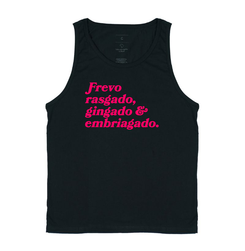 Camiseta Frevo Rasgado, Gingado & Embriagado