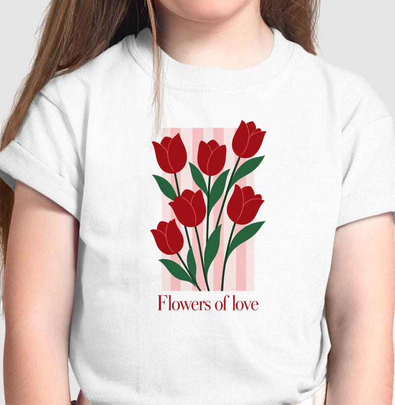 Camiseta Flowers of love
