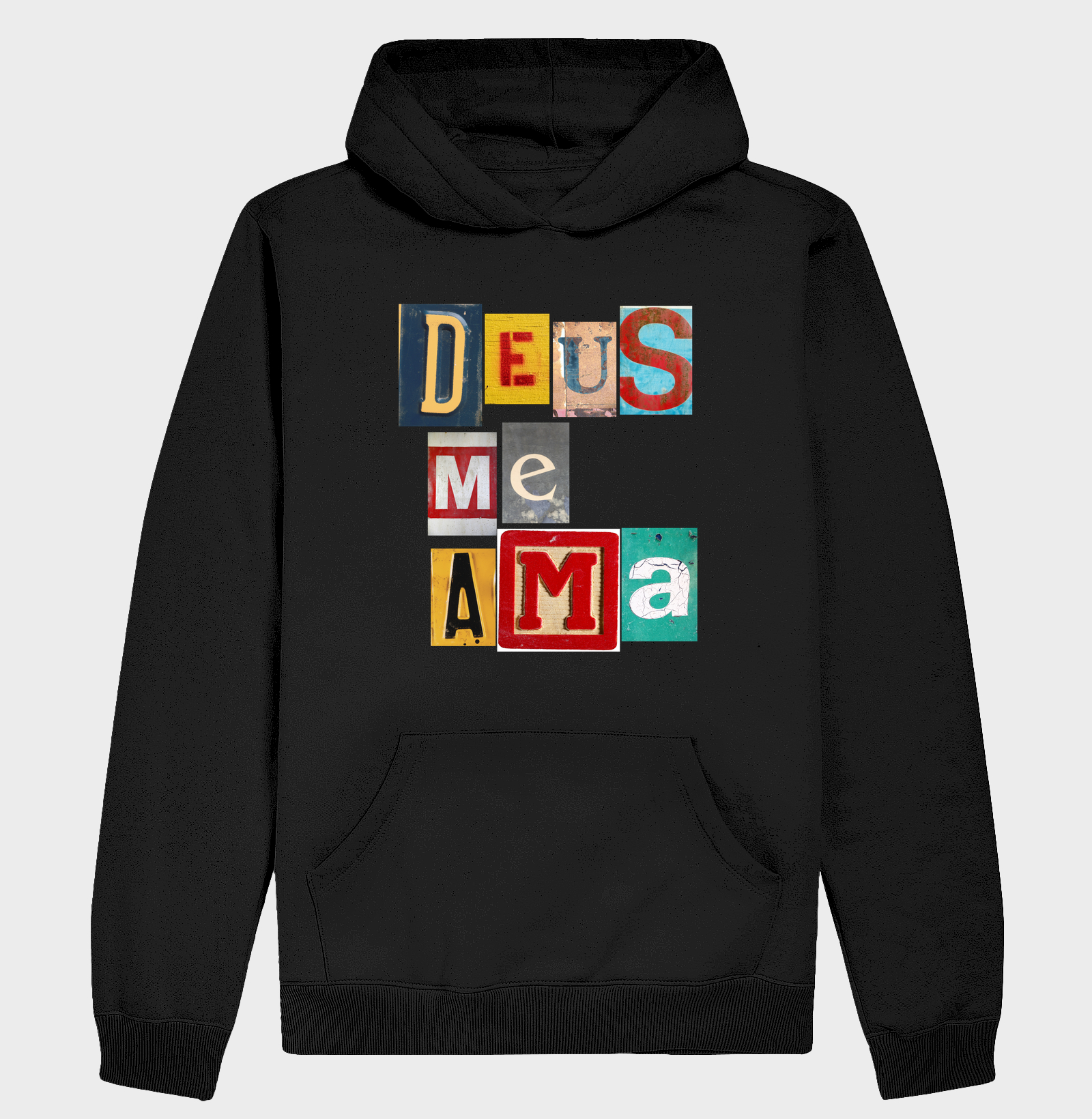 Hoodie Moletom Cristão Deus Me Ama