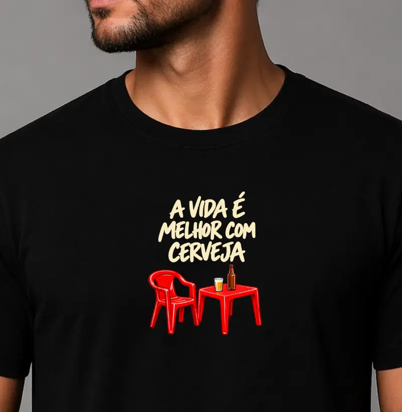 A vida é melhor com cerveja