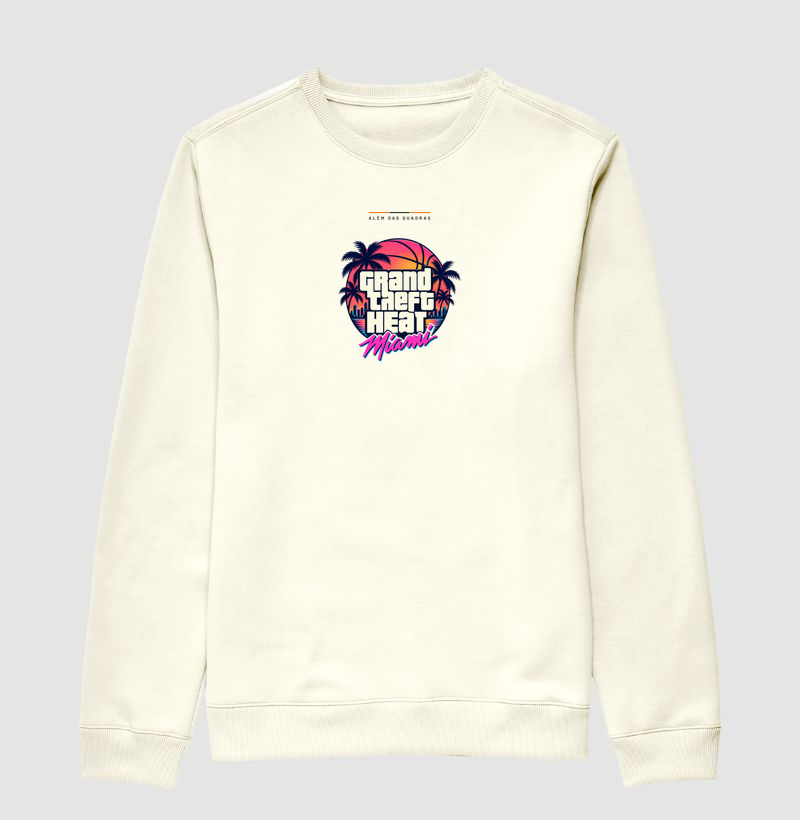 Blusa Moletom Grand Theft Heat — Miami After Hours