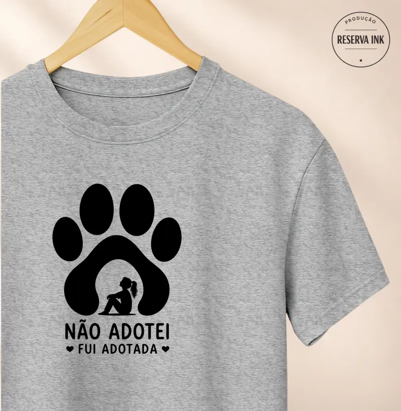 Não adotei - fui adotada