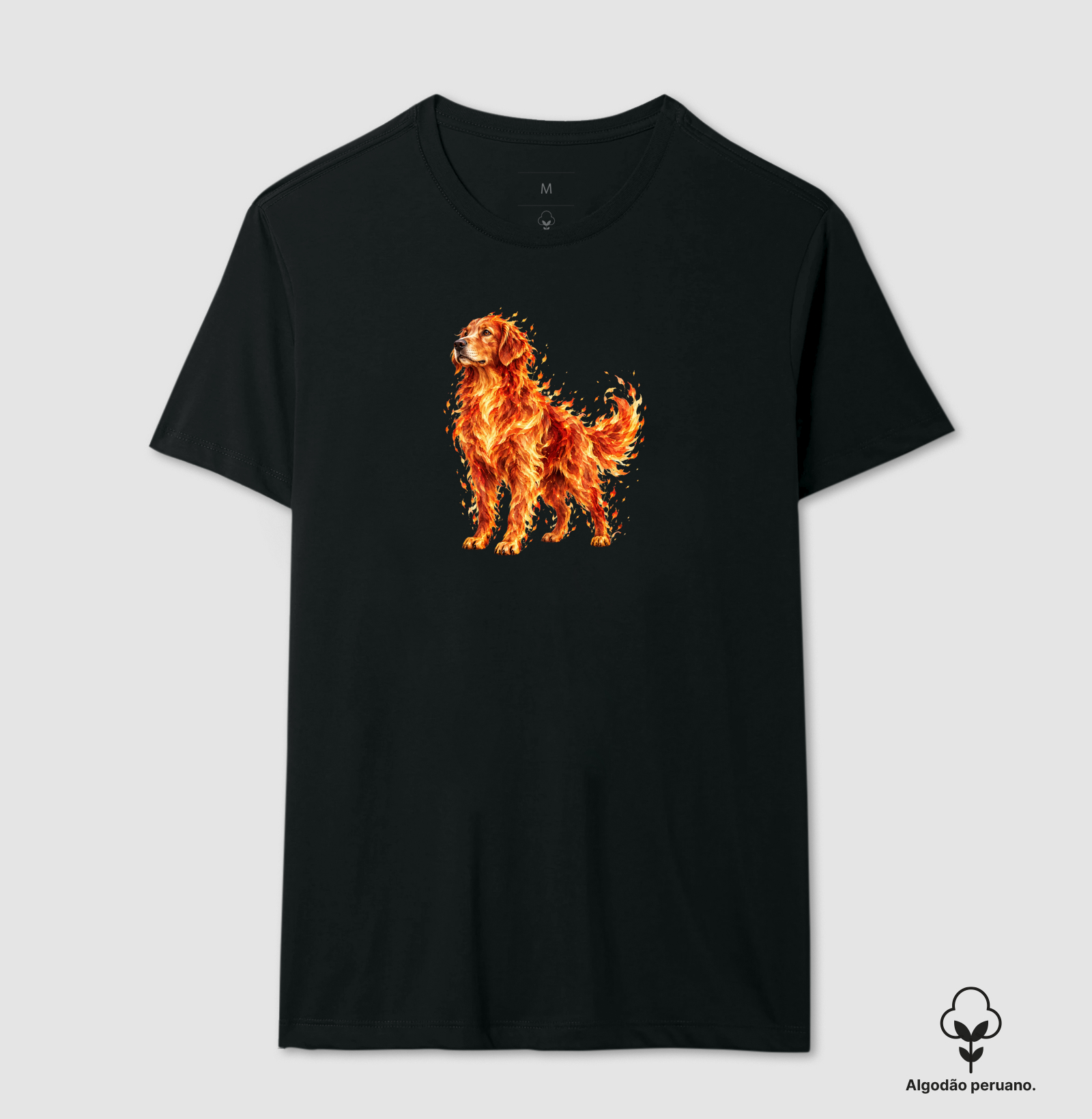 Fogo - Camiseta Algodão Peruano