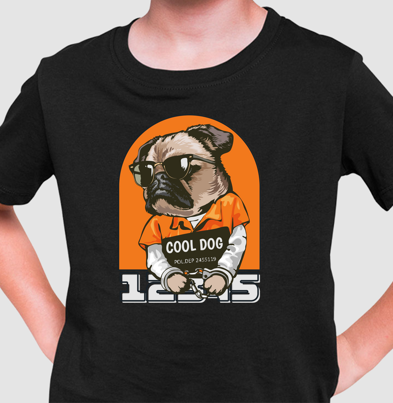 Cool Dog Police - Algodão 100%