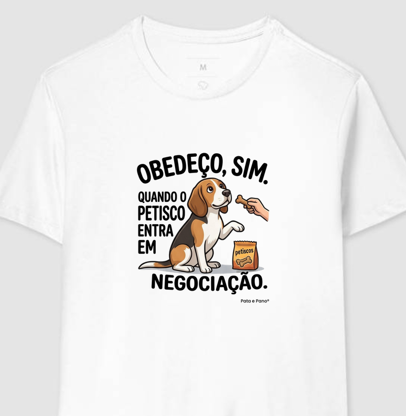 CAMISETA BORDER COLLIE OBEDEÇO - Camiseta