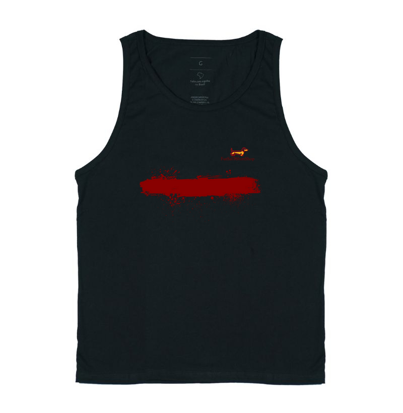 T-shirt faixa bordô