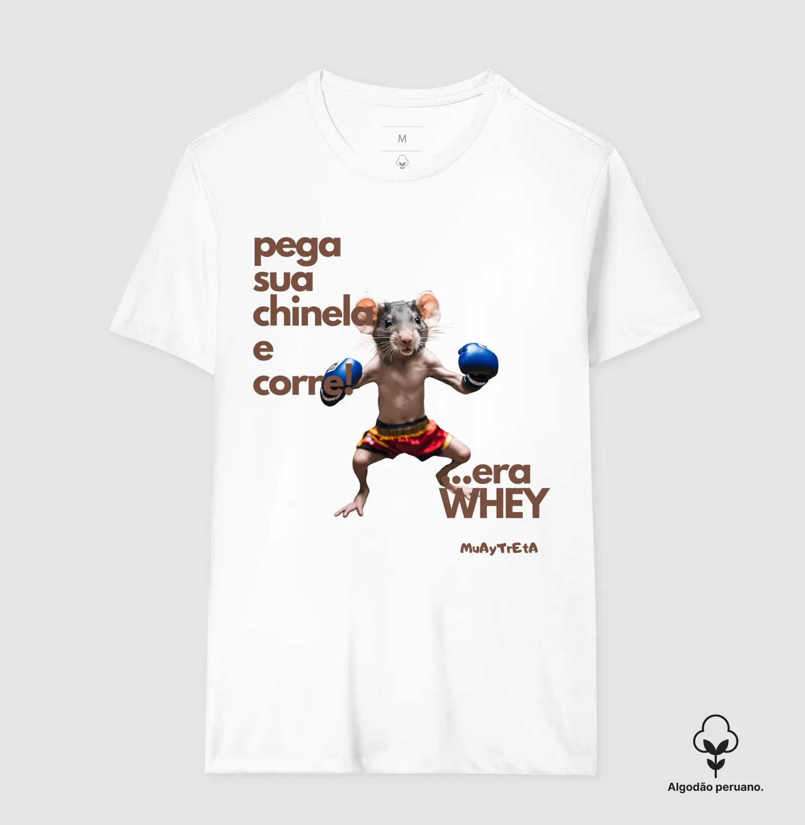 Pega sua chinela e corre, era whey!  - rato