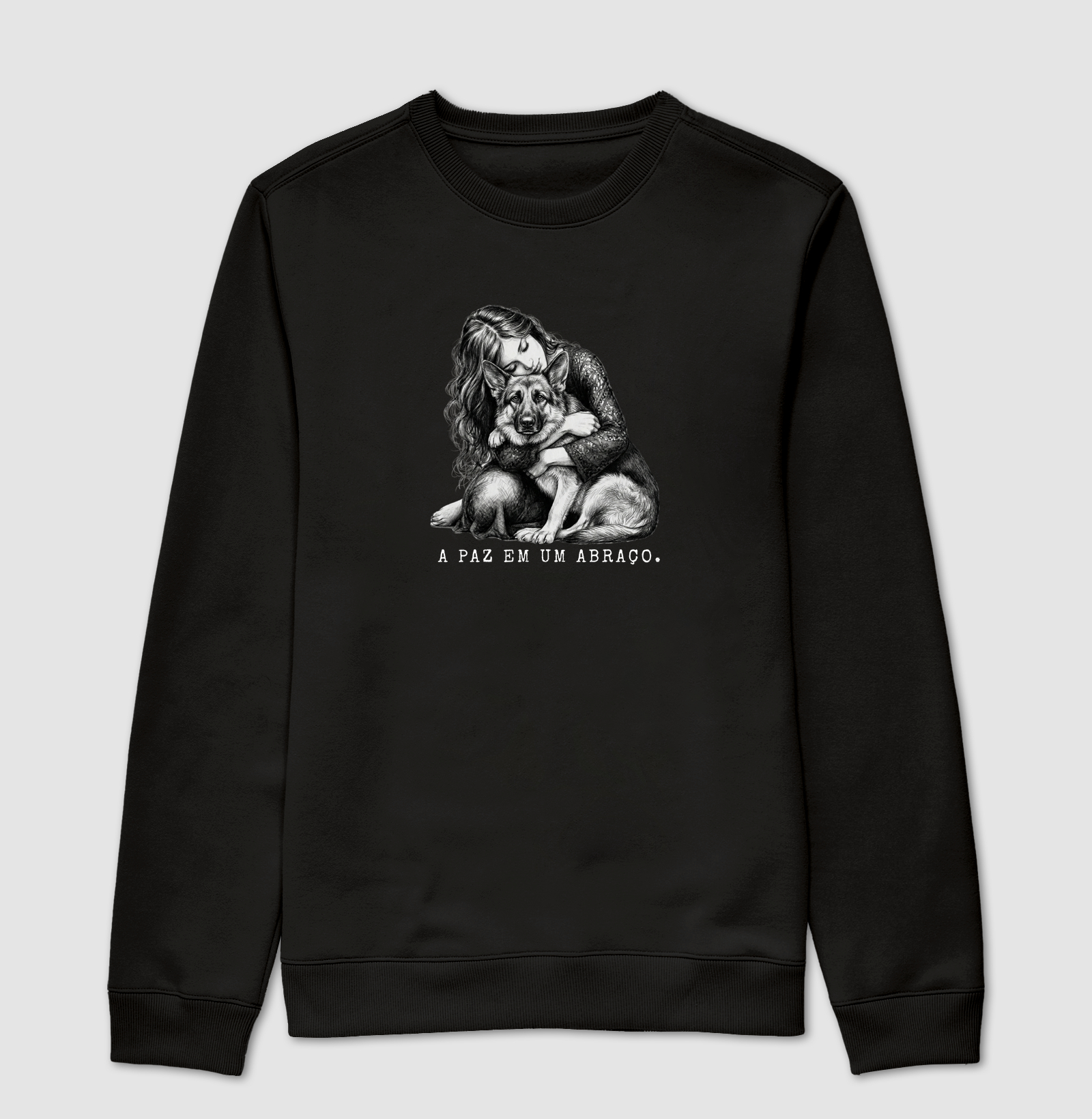 A paz em um abraço.