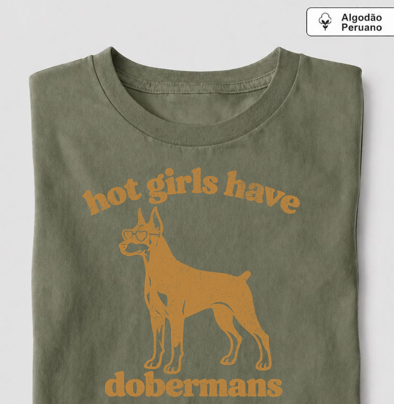 Hot girls have dobermans