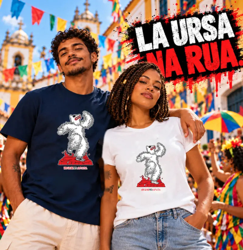 Camiseta La Ursa em Algodão | EsquerdaPata