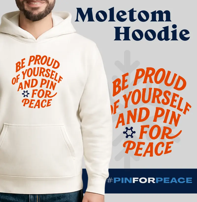Pin for Peace | Be Proud of Yourself and Pin for Peace