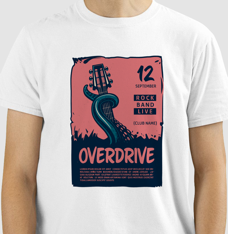 camiseta-rock-overdrive-vintage-poster-guitarra-polvo