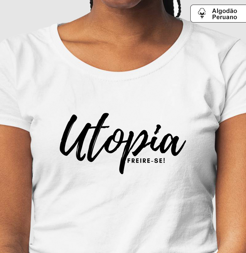 Práxis Camiseta Algodão Peruano Utopia