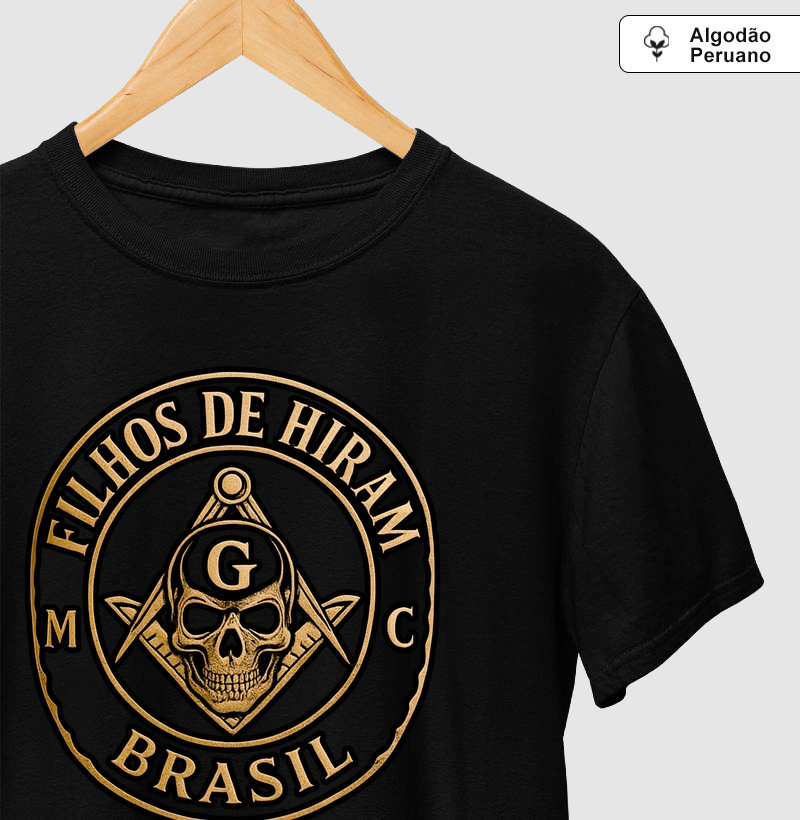 Camiseta Personalizada Algodão Peruano Filhos de Hiram 3 - Mr. GADU