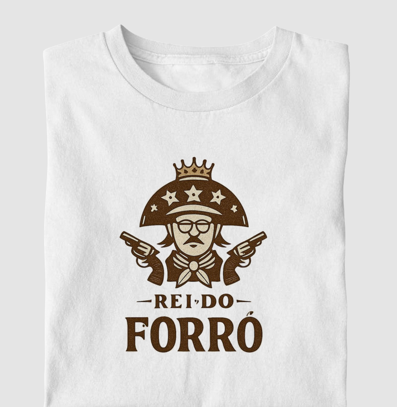 Lampião estilizado + “Rei do Forró”