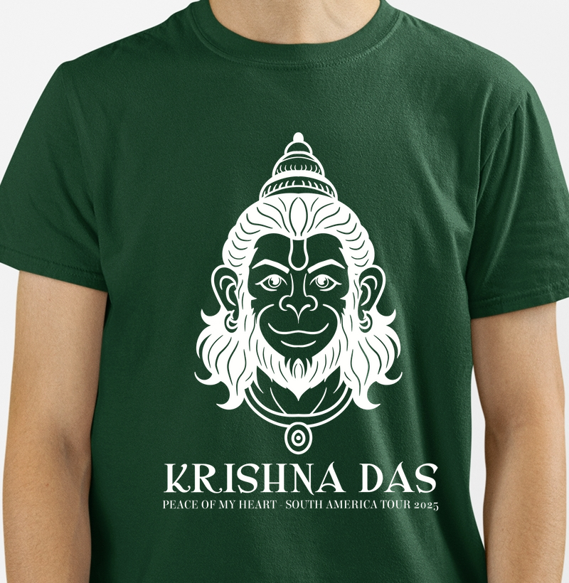 Hanuman Head - Camiseta - Estampa Branca