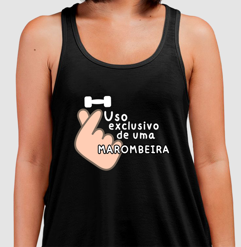 Uso exclusivo de uma marombeira