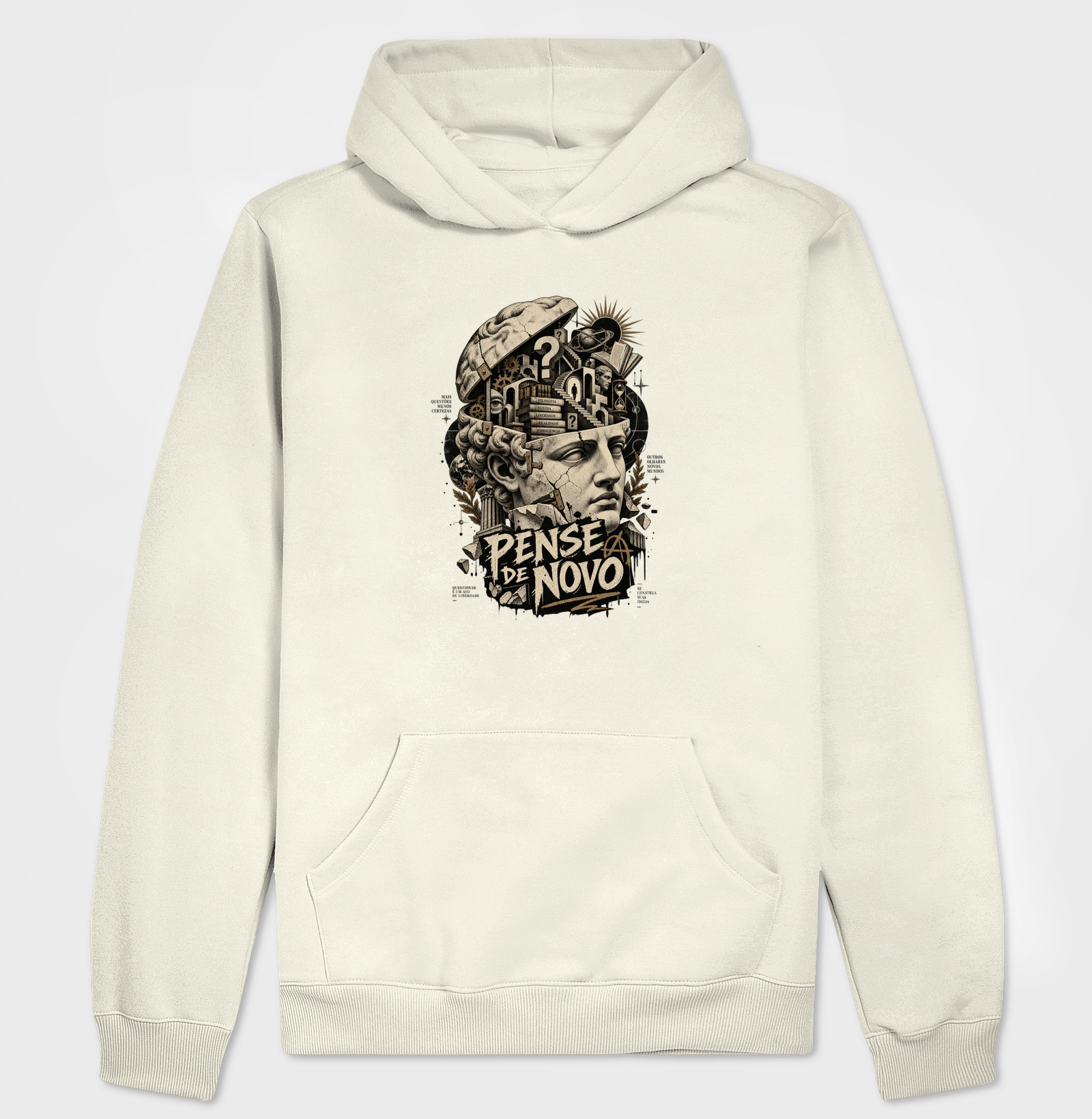 Pense De Novo - Hoodie Moletom