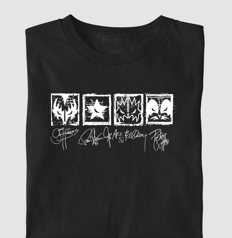 CAMISETA AUTÓGRAFOS KISS