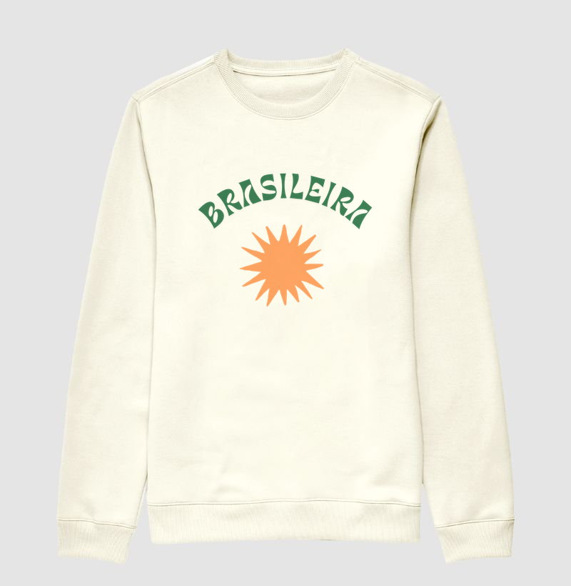 Brasileira fundo branco