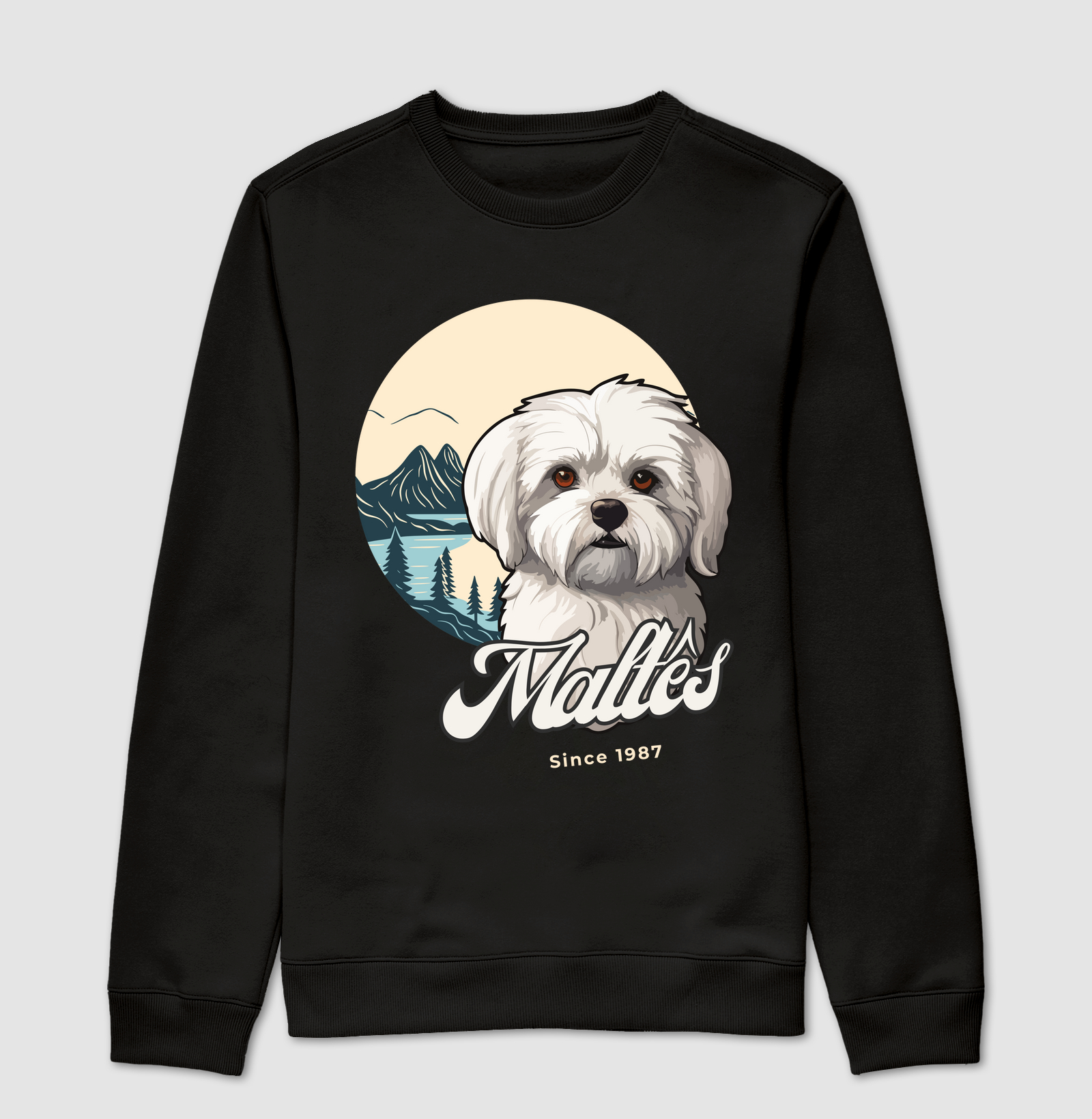 Suéter Moletom  Maltês Busto Dog Pulse