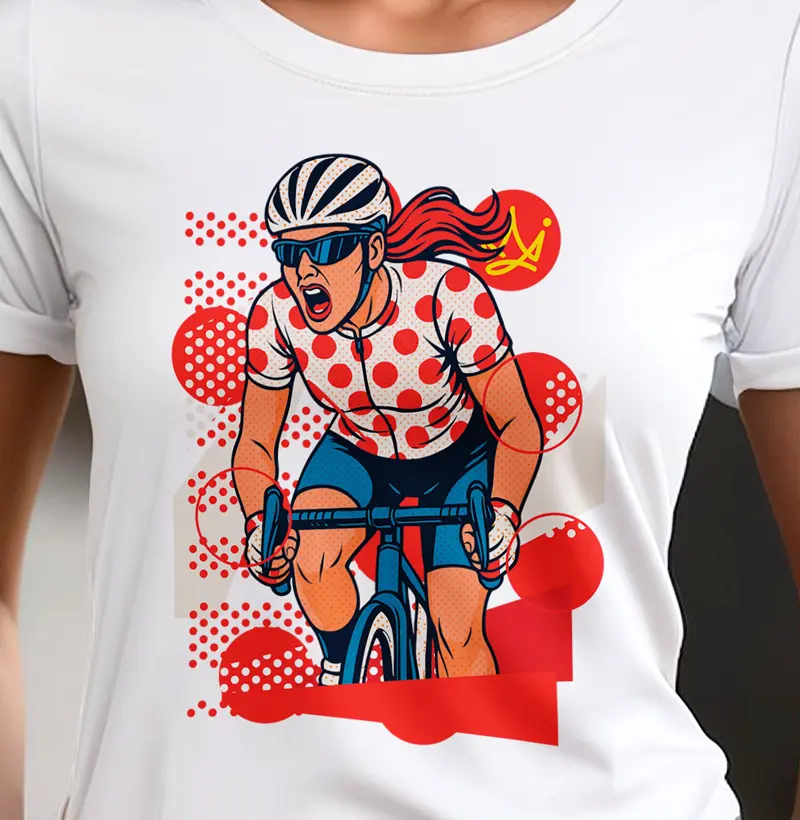 Pop art líder de montanha feminina