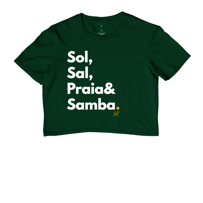 Cropped Sal Praia Samba - Cropped