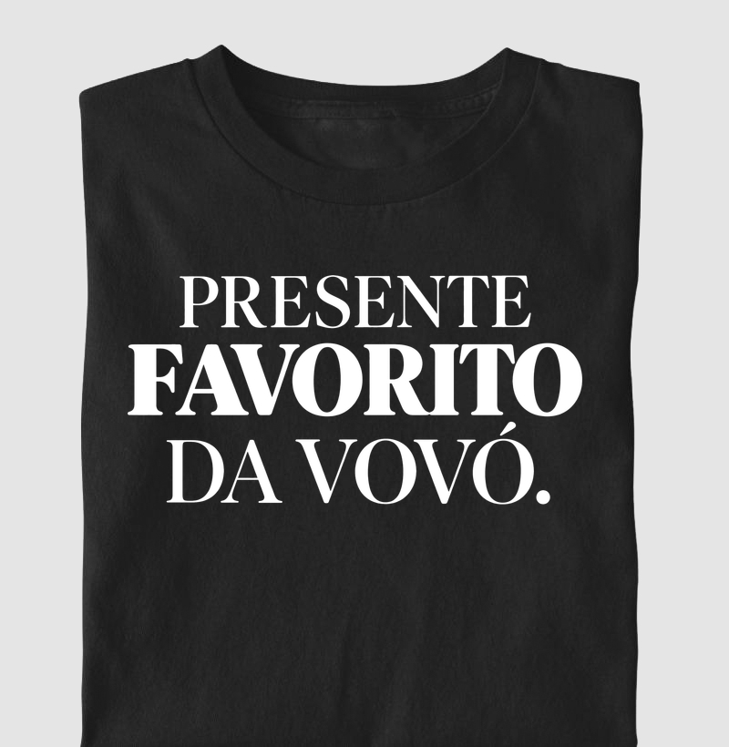 Presente favorito da vovó (infantil) - Camiseta Infantil