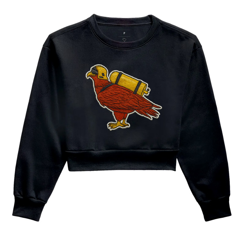 Fiel Efeito Bordado Grande