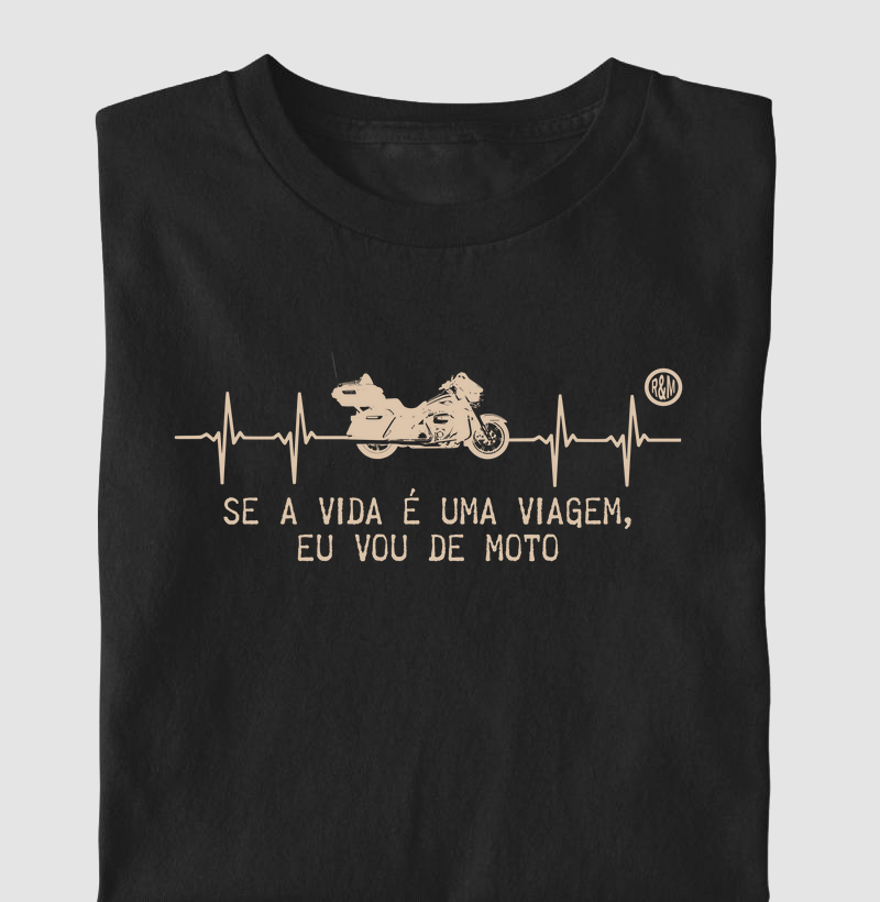 A vida é uma viagem de moto