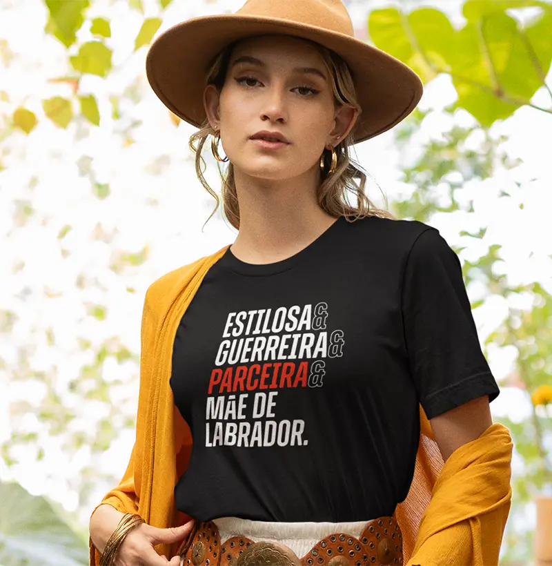 Camiseta Mãe de Labrador