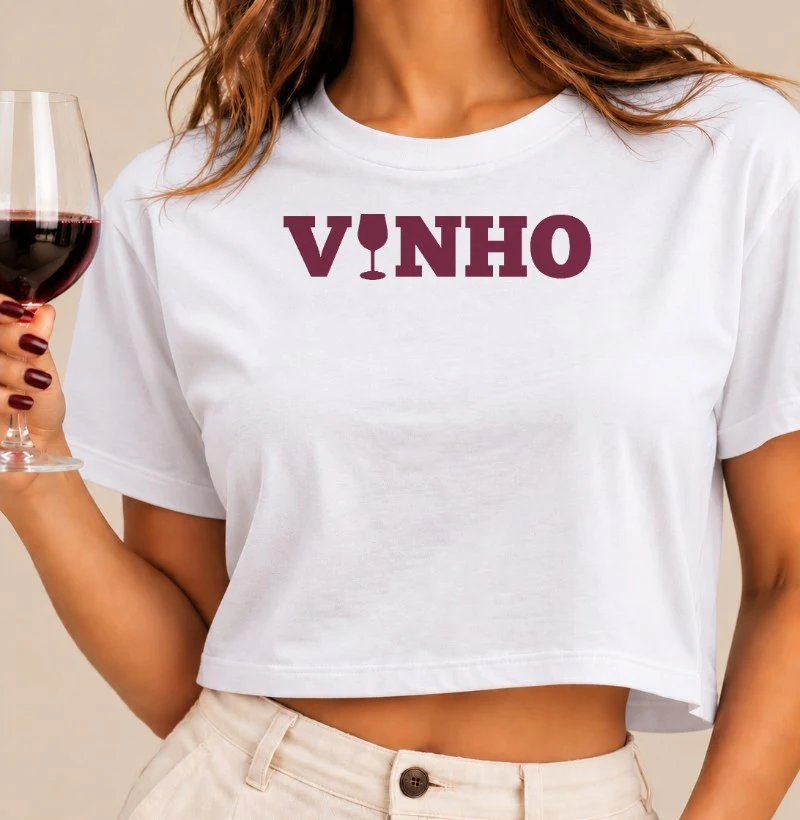 Cropped Moletom Vinho - Cropped