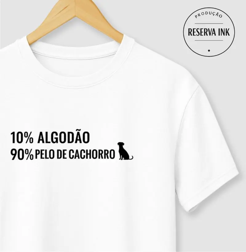10% Algodão 90% Pelo de Cachorro