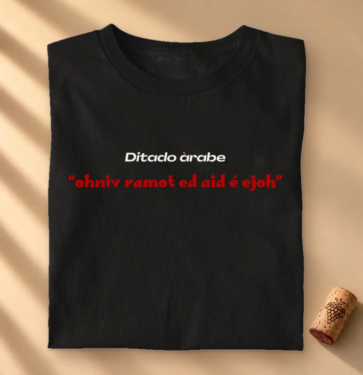 Camiseta Ditado Árabe