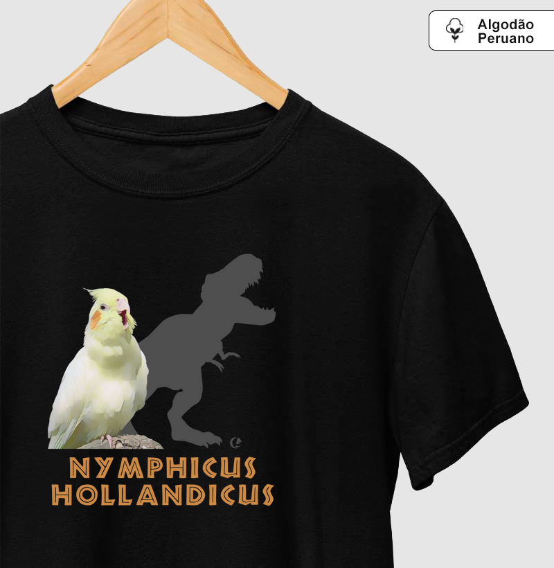 Camiseta Algodão Peruano Calopsita - Pré-histórica
