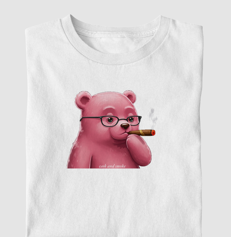 Camiseta Urso Rosa