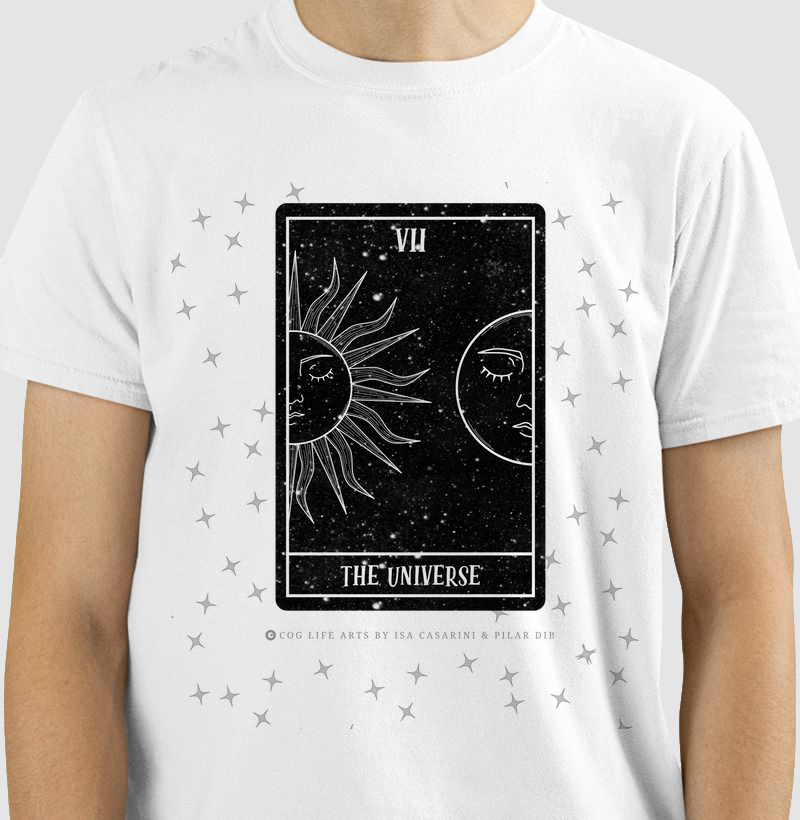 Camiseta Adulto Universo by Pilar Dib