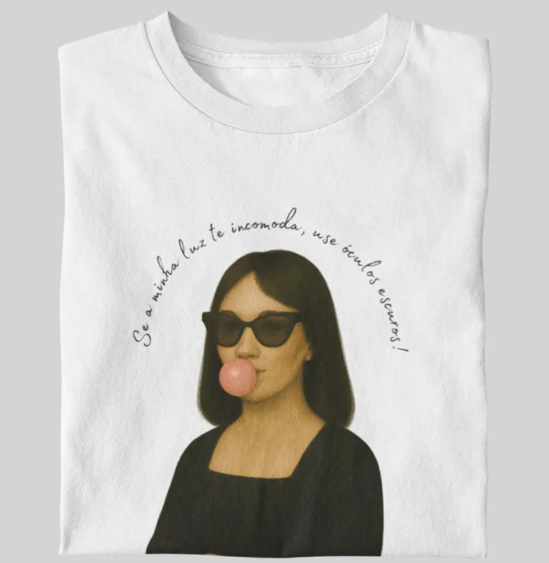 Se a minha luz te incomoda, use óculos escuros! (Morena lisa)