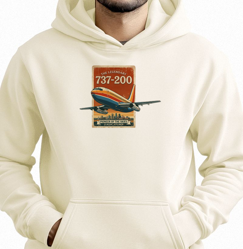 737-200 | VINTAGE - Hoodie Moletom