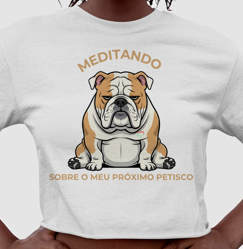 BULDOGUE MEDITANDO - Cropped
