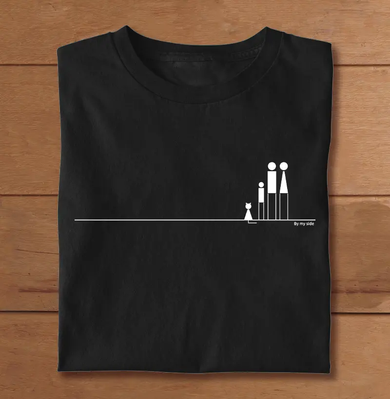 Casal com menino e gato