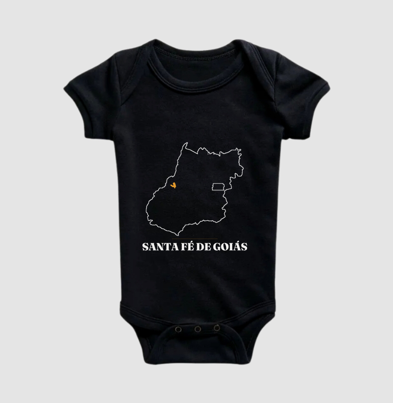 Santa Fé de Goiás | Traço GO - Body Infantil