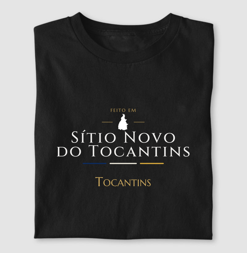 Feito em Sítio Novo do Tocantins TO - Camiseta