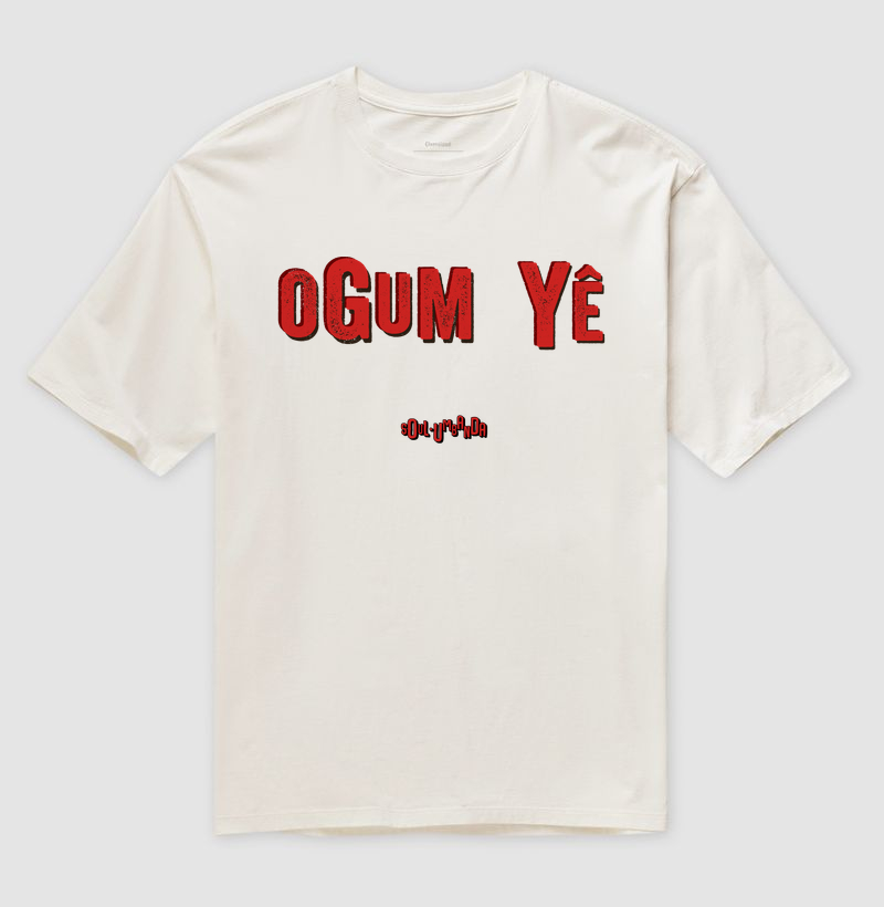 oversized OGUM saudação unissex