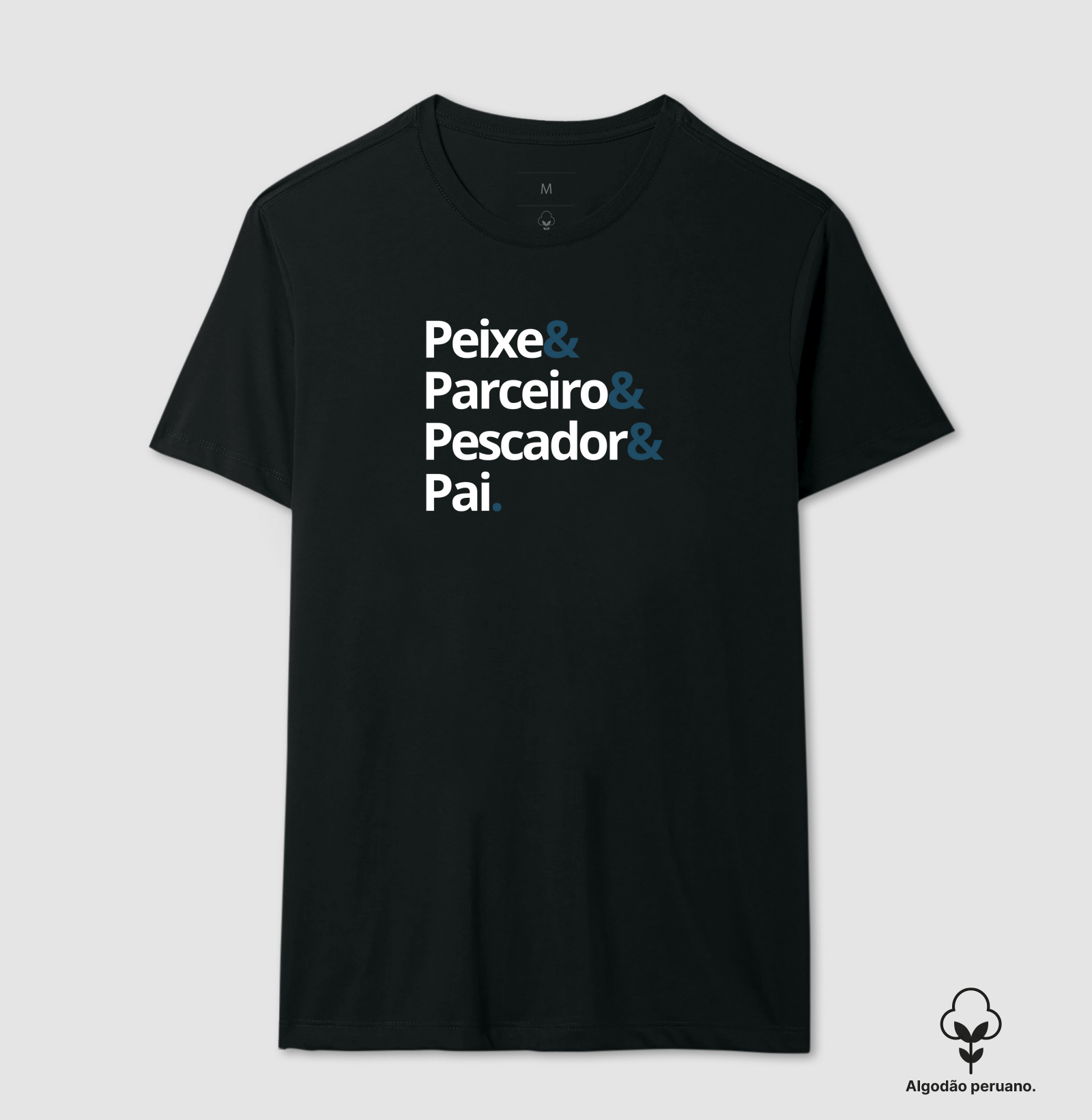 PEIXE PARCEIRO PAI - CAMISETA PREMIUM