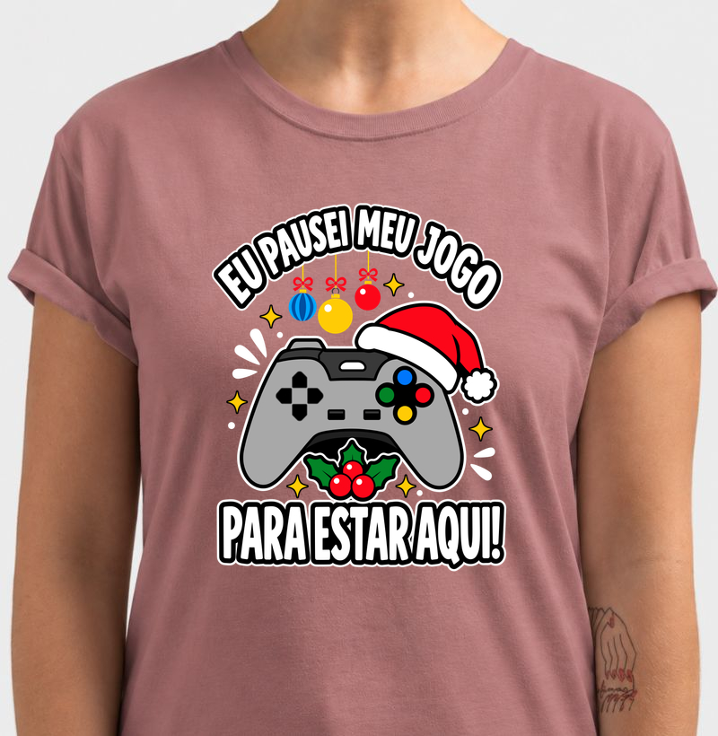 Eu Pausei Meu Jogo para Estar Aqui – Controle de Natal