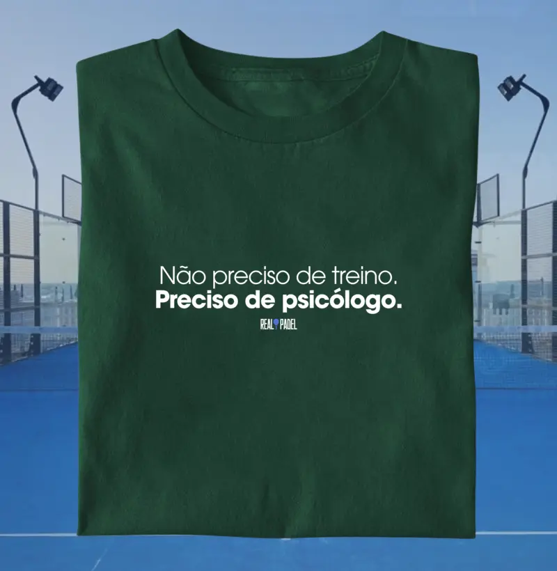 Não preciso de treino. Preciso de psicólogo.