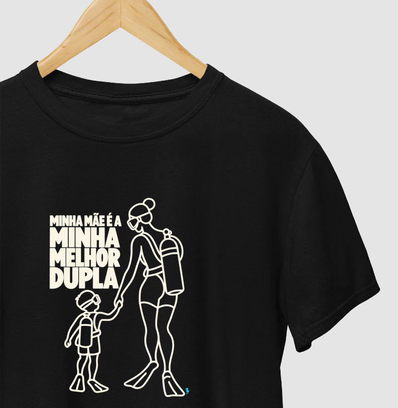 Melhor Dupla - Mãe - Camiseta