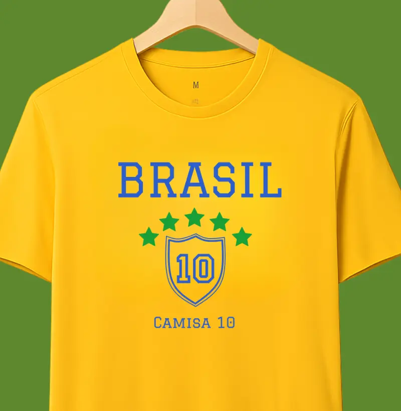 Camiseta Lendária: A Alma do Camisa 10